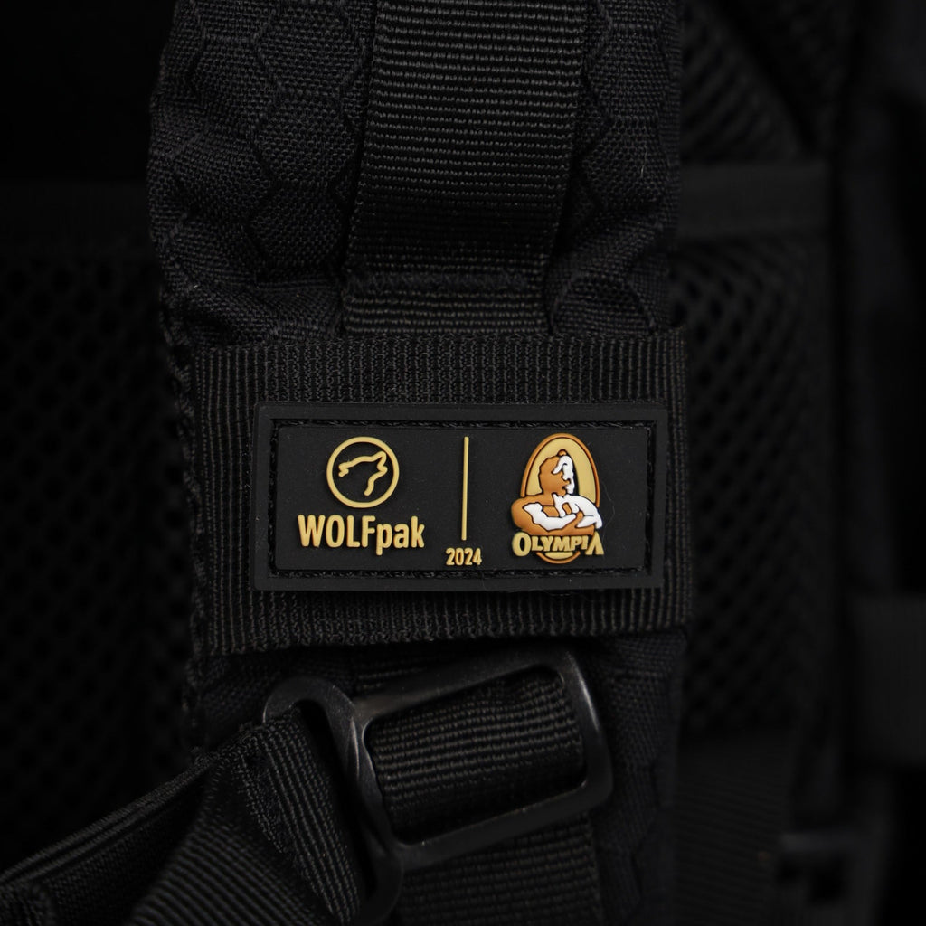 2024 Olympia 35L Backpack Black Hexagon