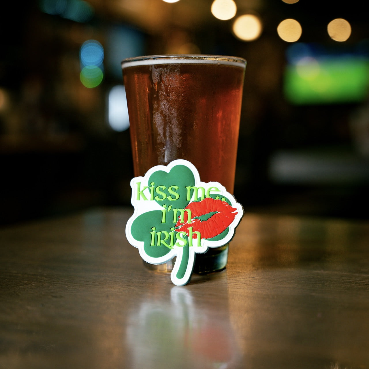 St Paddy Kiss Me Im Irish Patch