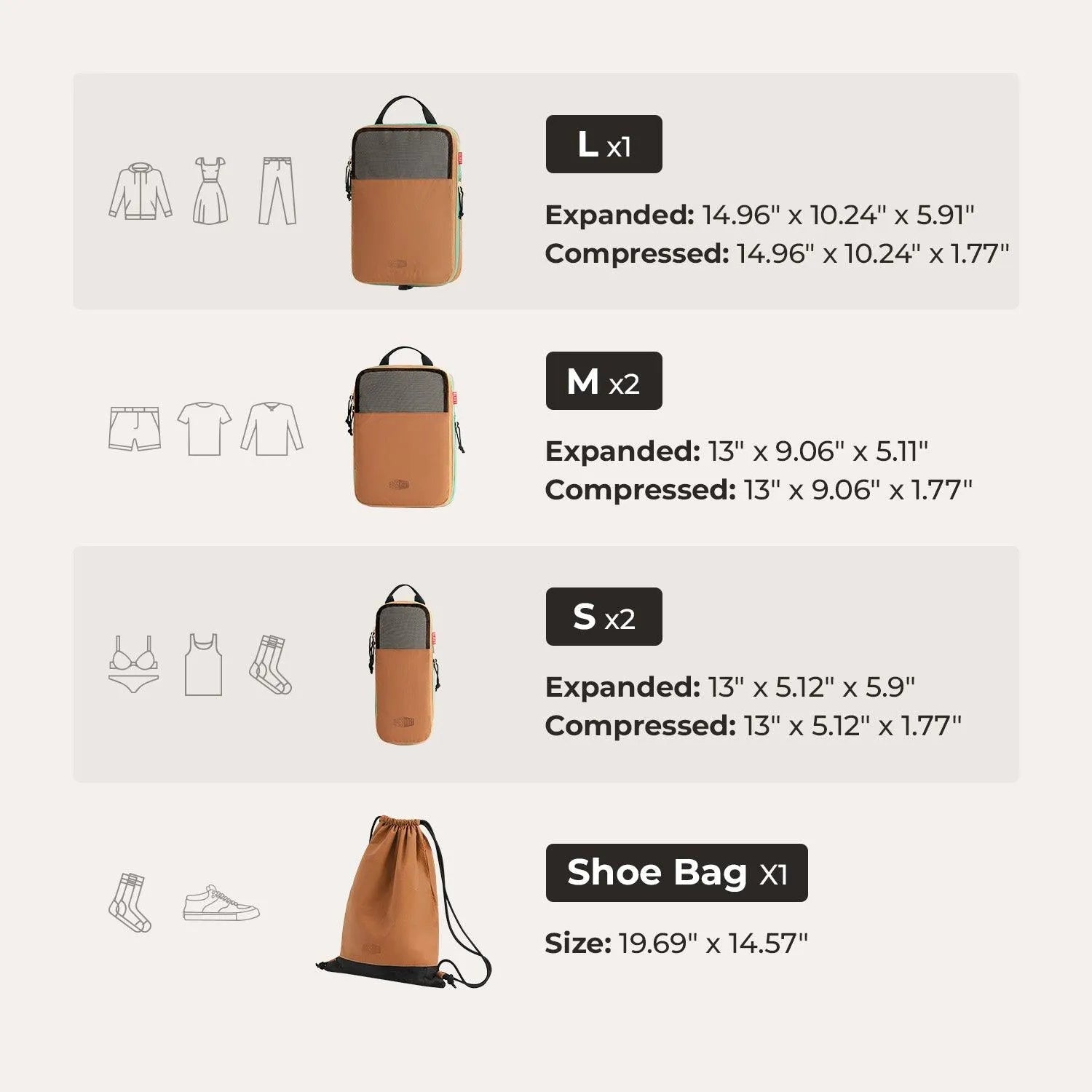 Blast Packing Cubes (Free-Gift)