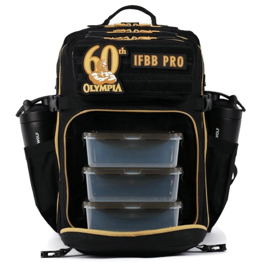 2024 Olympia 45L Meal Prep Management Black Hexagon