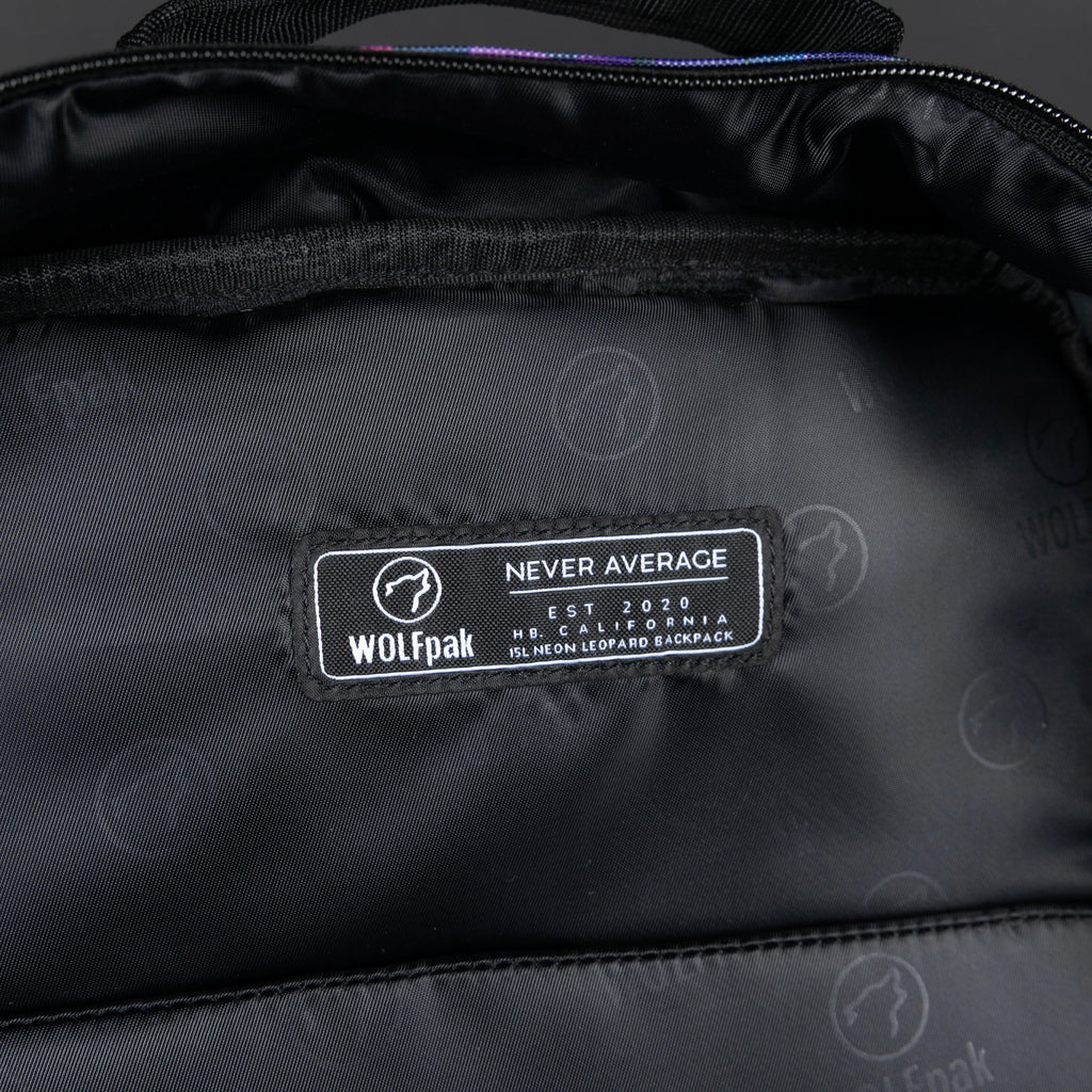 15L Backpack Neon Leopard