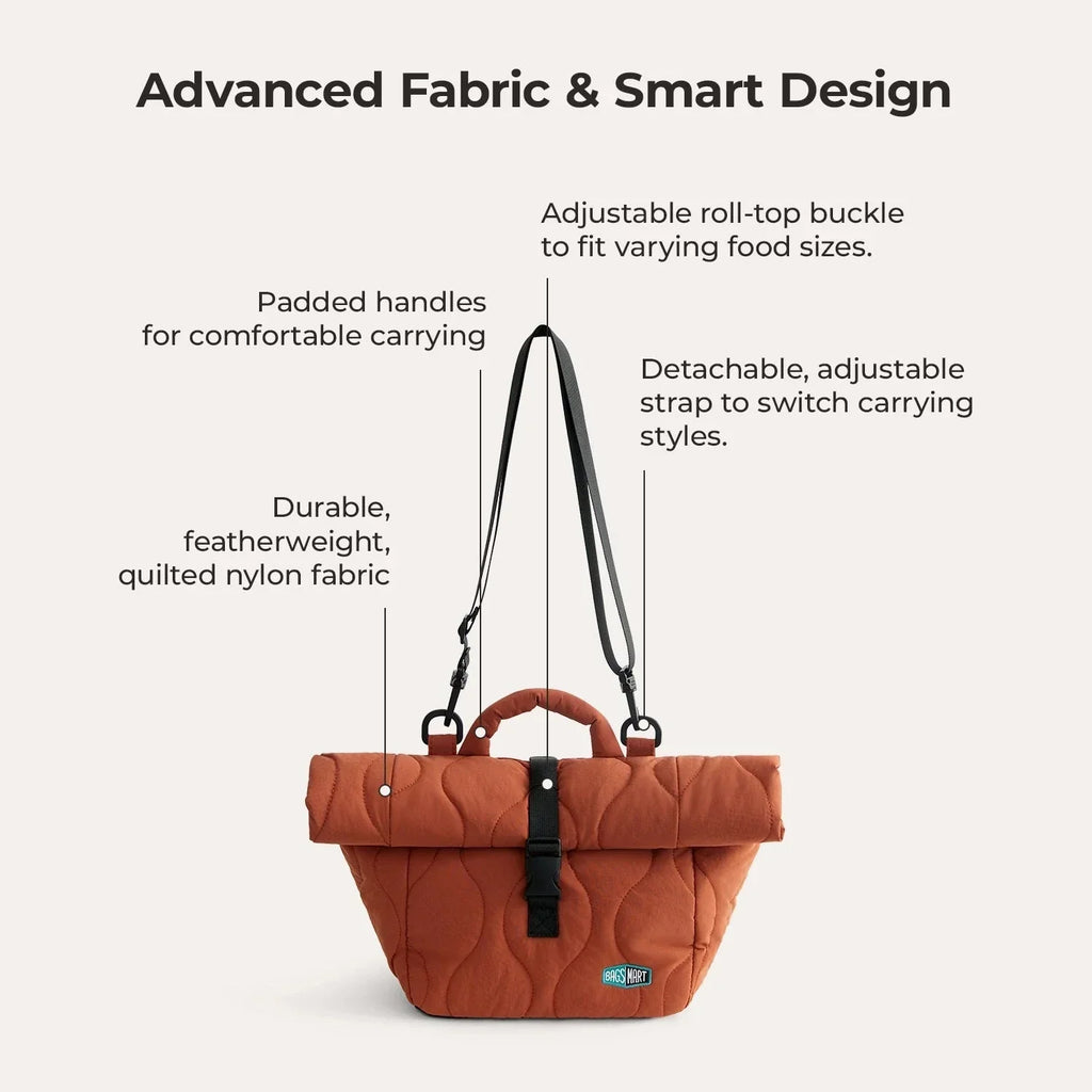 (FREE GIFT) Paz Roll Top Lunch Bag