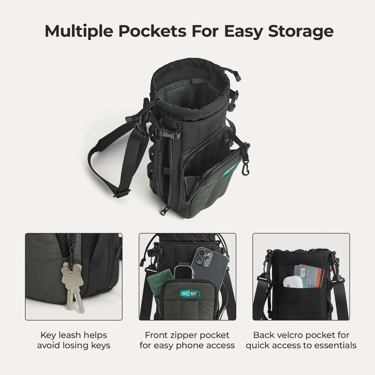 (FREE GIFT) Paz Water Bottle Sling